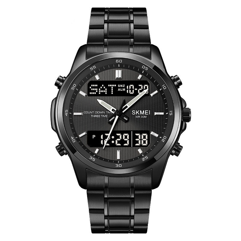 Multifunctional Men's Steel Strap Watch