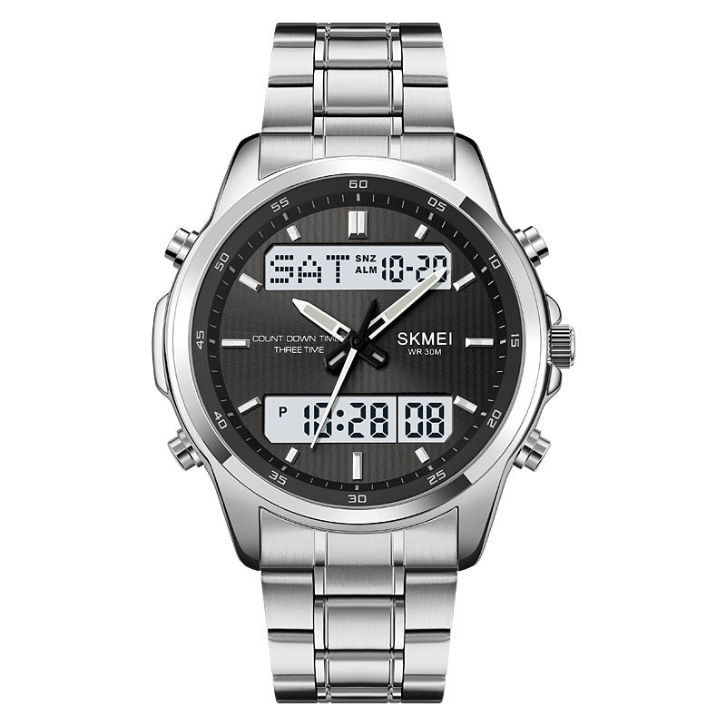 Multifunctional Men's Steel Strap Watch