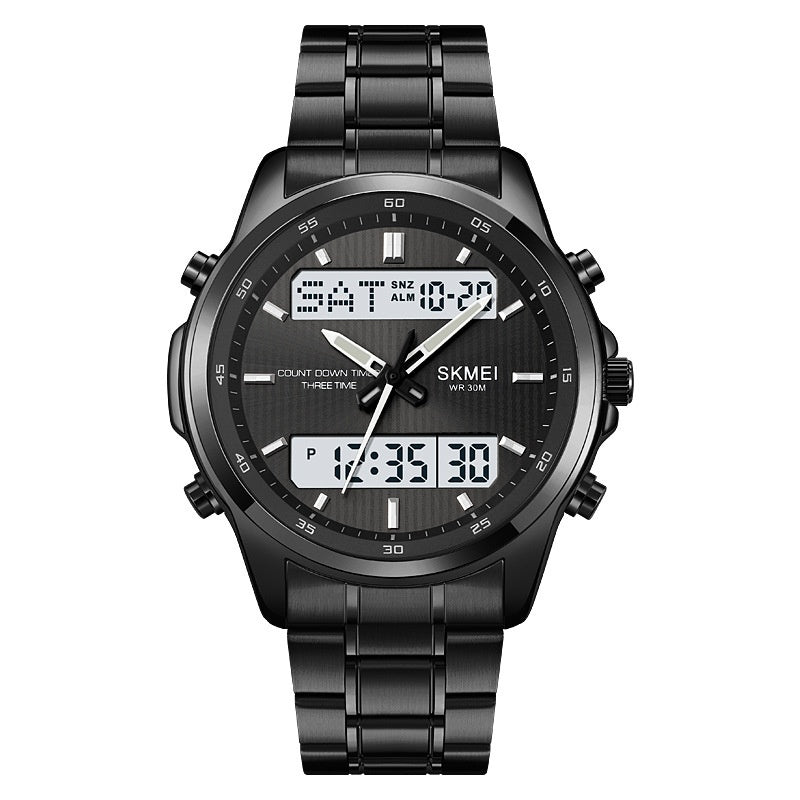 Multifunctional Men's Steel Strap Watch