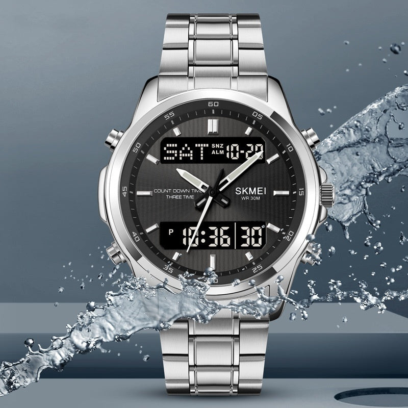 Multifunctional Men's Steel Strap Watch